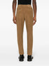 corduroy slim-cut trousers